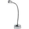 Zerodis Lampade da parete a LED, 3W 85-265V flessibile regolabile a collo di cigno comodino conico Sconce lucper camera da letto, ufficio, banco di lavoro, studio(Con Interruttore -Warm White)