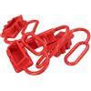 Tutoy 4 Pezzi 50A Dc 12-24V Coperchio Antipolvere per I Connettori Anderson Coperchio Stile Tappi Parapolvere Rosso