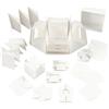 Creativ 25379 - Scatola da esplosione, dimensioni: 7 x 7 x 7,5 cm, 12 x 12 x 12 cm, colore: Bianco sporco