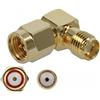 DELOCK Adapter SMA Stecker zu SMA Buchse 90° 10 GHz