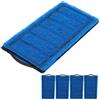Zerodis Filtro per Acquario, Acquario e Accessori, Elemento Filtrante al Carbonio per Serbatoio di Tartaruga Sostituzione 4 Pezzi Cartucce Filtranti Blu Elemento Filtrante al Carbonio