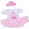Garosa Bambole per Bambine 20-22 Pollici con Vestiti e Accessori - Giocattoli di Simulazione Rosa Pagliaccetto Ideali per il Gioco di Ruolo, Decor per Bambole