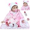 ZIYIUI Bambole Reborn Femmine Simulazione Silicone Vinile Morbido 22 Pollici 55 Centimetri Realistico Bambole Reborn che Sembrano Vere Bambolotto Neonato