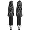 EBTOOLS Frecce Moto Dinamiche Frecce Moto Led Omologate Indicatori di Direzione Moto Coppia di motociclette a forma di Y Girare lampada indicatore delle luci a LED LED universale