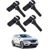 LICHENGTAI 4 x Sensore di Pressione dei Pneumatici TPMS per Renault Dacia Smart Opel Sensori di Monitoraggio della Pressione dei Pneumatici 407005642R sensore TPMS