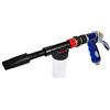 Yosoo 2 in 1 Set di Alta Pressione dell'Acqua Schiuma Pistola Spruzzatore Metallo Ottone Tubo Ugello Flessibile, Facile Impostazione Controllo Flusso, Grilletto Ergonomico, Ideale per Autolavaggio