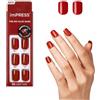 Kiss Impress The No glue Mani - 30 Unghie Corte - Reddy Or Not