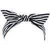 Ib Fashion Hair Cerchietto con Righe Nere e Bianche