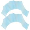 Alomejor Pinne per Nuoto a Mano - Acquatici Palm Swim Flippers con Dita Palmate Paddle - Grande Varco per Adults(M)