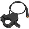 SPYMINNPOO Acceleratore a Pollice per Bicicletta Elettrica 300X, Acceleratore a Pollice Sinistro Destro Resistente all'Acqua IPX5 con Testa Femmina a 3 Pin