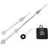 Kit Meccanismo Orologio Silenzioso Con Lancette A Forma Di Posate – Rotazione Continua, Per Orologi Da Parete Fai-Da-Te, Produzione Italiana