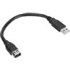 VBESTLIFE Cavo Firewire, Cavo Adattatore IEEE 1394 da 6 Pin Femmina a USB 2.0 AM per la Maggior Parte delle Videocamere DV, 20 Cm