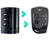 mandos para garaje.com Pujol Vario Mercurio - Telecomando da garage, compatibile con Pujol Vario Black, frequenza 433 MHz, colore nero