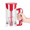 Ejoyous 1200 ML Dispenser per Pastella Elettrico Dispenser per Impasto con Coperchio e Bilancia Mixer per Pancake per Cupcake Caraffa per Pasticceria Misurino per Cialde Mixer per Pastella