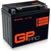 GP-Pro Batteria al gel GP-PRO 12V 19Ah GB16L-B per moto, precaricata sigillata senza manutenzione simile a YB16L-B / CB16L-B / 51911