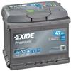 Exide Batteria per auto Exide EA472 Premium 12V 47Ah 450A