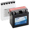Exide Batteria Exide Bike AGM 12V 6 Ah 100A moto con 6 bottigliette di acido incluso
