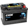 Exide batteria auto EXIDE Classic 12V 65Ah 540A 278x175x175