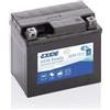 eXIDE Batteria motore AGM riempita in fabbrica 12V 4Ah 70A 113x70x105