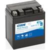 Exide Batteria Exide Bike AGM 12V 12 Ah 210A moto con 6 bottigliette di acido incluso