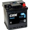 EXIDE batteria auto 12V 40Ah 320A per auto