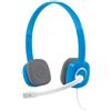 Logitech H150, Cavo, 20 - 20000 Hz, Ufficio / call center, 80 g, Cuffia con microfono, Blu