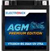 Electronicx AGM Batteria 12V 20Ah 275A ▶ Batteria Moto Scooter ATV - senza manutenzione ermetica ricaricabile