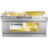 VARTA A4 Silver Dynamic AGM 12V 105Ah 950A Batteria per auto Start-Stop 605 901 095