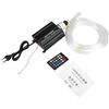 Fdit Tuta Cielo Stellato Con Telecomando Cavi, 16w Rgbw Led Kit Decorazione Soffitto In Fibra Ottica Plastica Motore Luce Per La Decorazione Domestica Illuminazione Subacquea(European regulations)