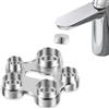 THQAE 1 Pcs chiave rompigetto rubinetto, Chiave multifunzione, diverse specifiche, 10 misure, acciaio inossidabile, chiave di servizio universale, aeratore di ricambio (argento)