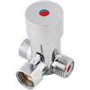 Hilitand Valvola Miscelatrice Rubinetto Miscelatore Acqua Calda e Fredda G1/2 per Bagno e Cucina