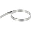 QUARKZMAN Filamento Riscaldante Piatto Nichel-Cromo 3mx0,2x10mm NeroArgento | 9,5ft, Filo Ad Alta Temperatura, Per Elementi Riscaldanti, DIY Craft