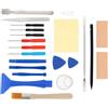 OriGlam kit di 22 strumenti di riparazione professionale per apertura sicura dei cellulari, con cacciaviti, ventosa, utensili manuali, spudger in nylon non abrasivo, per smartphone, computer