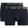 Nike Essential Cotton Stretch Trunk Boxer 2Pk Blk/Yel/Grn Uomo