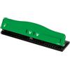 Lebez Perforatore a 4 fori regolabili Lebez 10 fogli 80 g/m² verde - 840