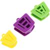 ROSENICE - Set di 3 blocchi dentali per bocche in silicone, supporto interno per cuscino apriscatole retrattore occlusali forniture ortodontiche