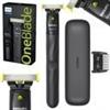 Philips Norelco OneBlade OneBlade QP1424/65 Confezione regalo, Rasoio, Nero, Grigio, OneBlade, Batteria, Nickel Metal Hydride (NiMH), Batteria integrata