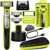 Philips Rasoi Philips OneBlade QP2834/23 + custodia + base di ricarica per Philips, verde/nero, lama a 360°
