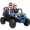 DecHome Macchina Elettrica per Bambini 3-8 Anni 2 Posti 3 Velocità Blu 0BUJ604 DecHome