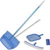 vidaXL Set Pulizia Piscina Spazzola 2 Schiumatoi Skimmer 1 Asta Telescopica vidaXL