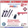 JAPANPARTS 4 AMMORTIZZATORI JAPANPARTS FIAT PANDA (141) 4X4 86>03 + KIT TAMPONI PARAPOLVERE