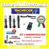 Monroe 4 AMMORTIZZATORI MONROE FIAT PANDA (169) 4X4 e METANO DA 2003 + TAMPONI PARAPOLV