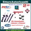 KIT 4 AMMORTIZZATORI VOLKSWAGEN VW GOLF V 5 DAL 2003 IN POI + SUPPORTI ANTERIORI