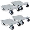MGidea KIT 4 PEZZI CARRELLI SPOSTA AUTO MOTO POSIZIONATORI PARCHEGGIO VEICOLO 680KG