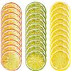 KABAKE, fette di limone artificiali, simulazione realistica e realistica di limone decorativo, frutta artificiale, decorazione per matrimoni, festival, fotografia, accessori, cesto per esposizione di