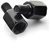 Area1 Adattatore per specchietto retrovisore per moto, M10 M8, filettatura destra (set 1 compatibile con