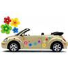aufgeklebt.de Adesivi Fiore Hippie, di Adesivi Auto - Multi colorato Misto - Hippie 039 (8)
