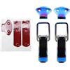 aqxreight - Ganci per cofano auto, gancio universale per bloccaggio del cofano Quick Latch Clamp Hook Metal per auto