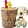 Enesco Peanuts Di Jim Shore Snoopy Paw-sitively Bobalicious Figurina #6017874
