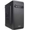 TooQ Dodeka Ultra, Mini Tower, PC, Nero, Micro ATX, Mini-ITX, SPCC, 14 cm